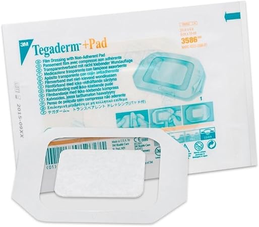 Tegaderm Plus Pad 3m Folieverband 5 Cm X 7 Cm 10 Stuks 3582 Transparant Waterdicht Niet Klevend Amazon Nl