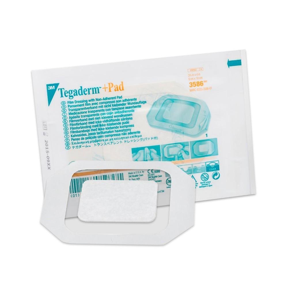 TEGADERM + Plus PAD Fillm Dressings 5cm x 7cm x 10 3582