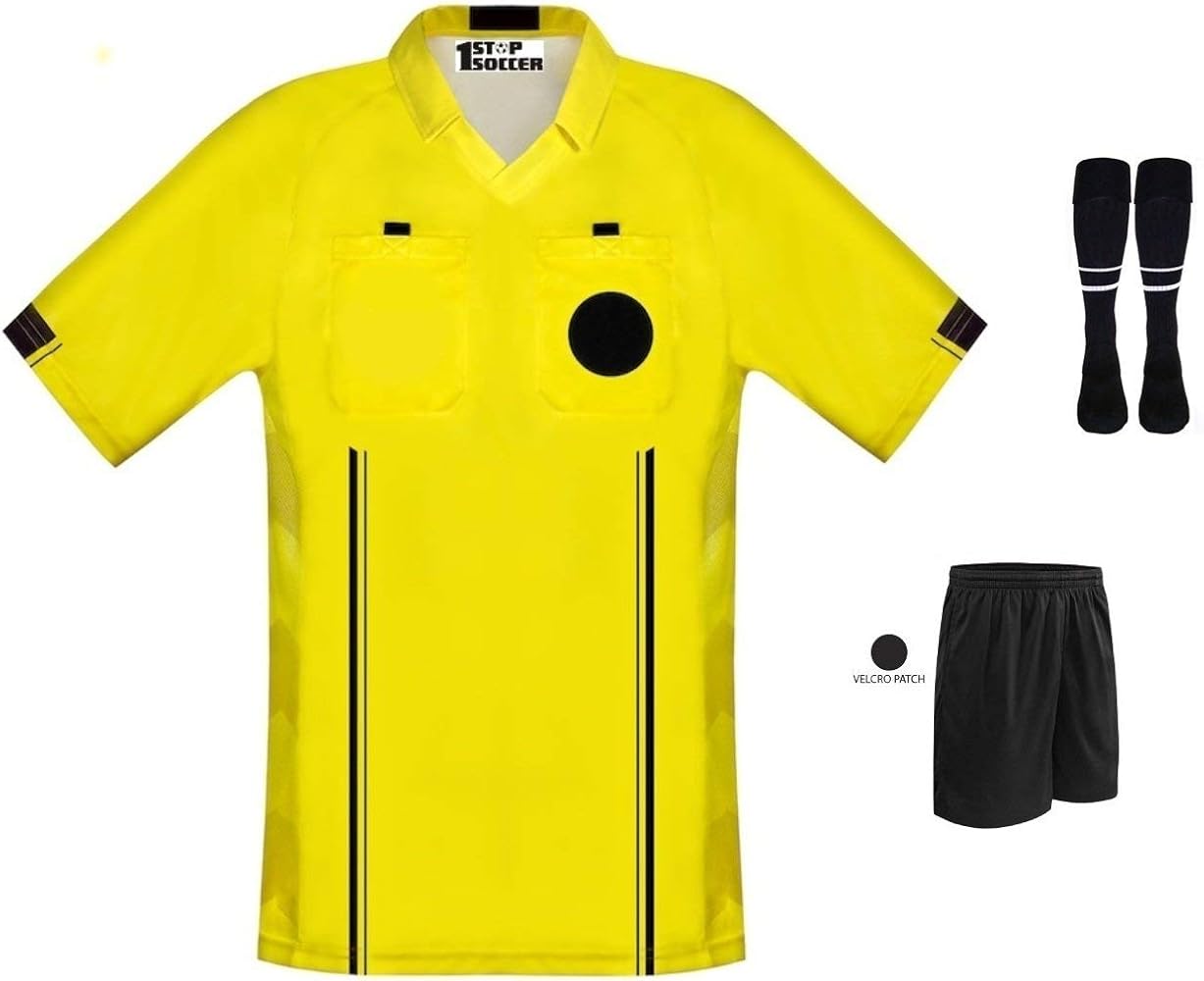 Amazon soccer referee jersey Clearance