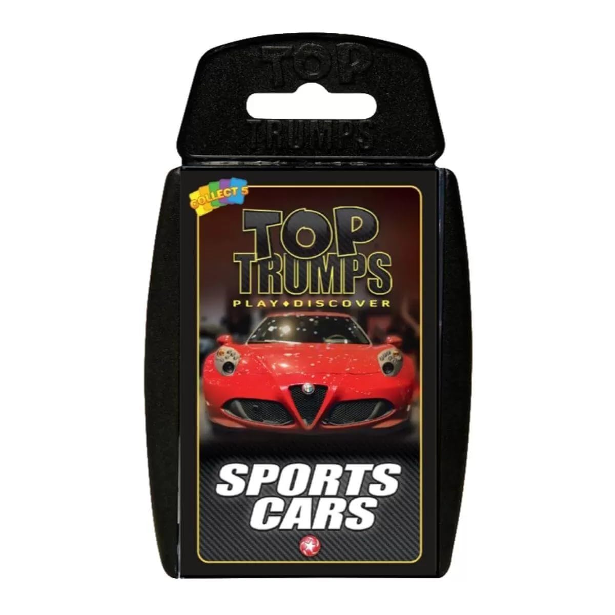 Top Trumps Sports Cars Classics Card Game, learn facts in this educational packed game including the top speed of the Pagani Huayra, makes a great gift for ages 6 plus