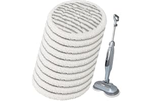 KVLZ Replacement Steam Mop Pads for Shark Steam Mop Pads Compatible with Shark S7000AMZ S7000 S7001 S7001TGT S7000 Series Steam & Scrub All-in-One Hard Floor Steam Mop (10-Pack)