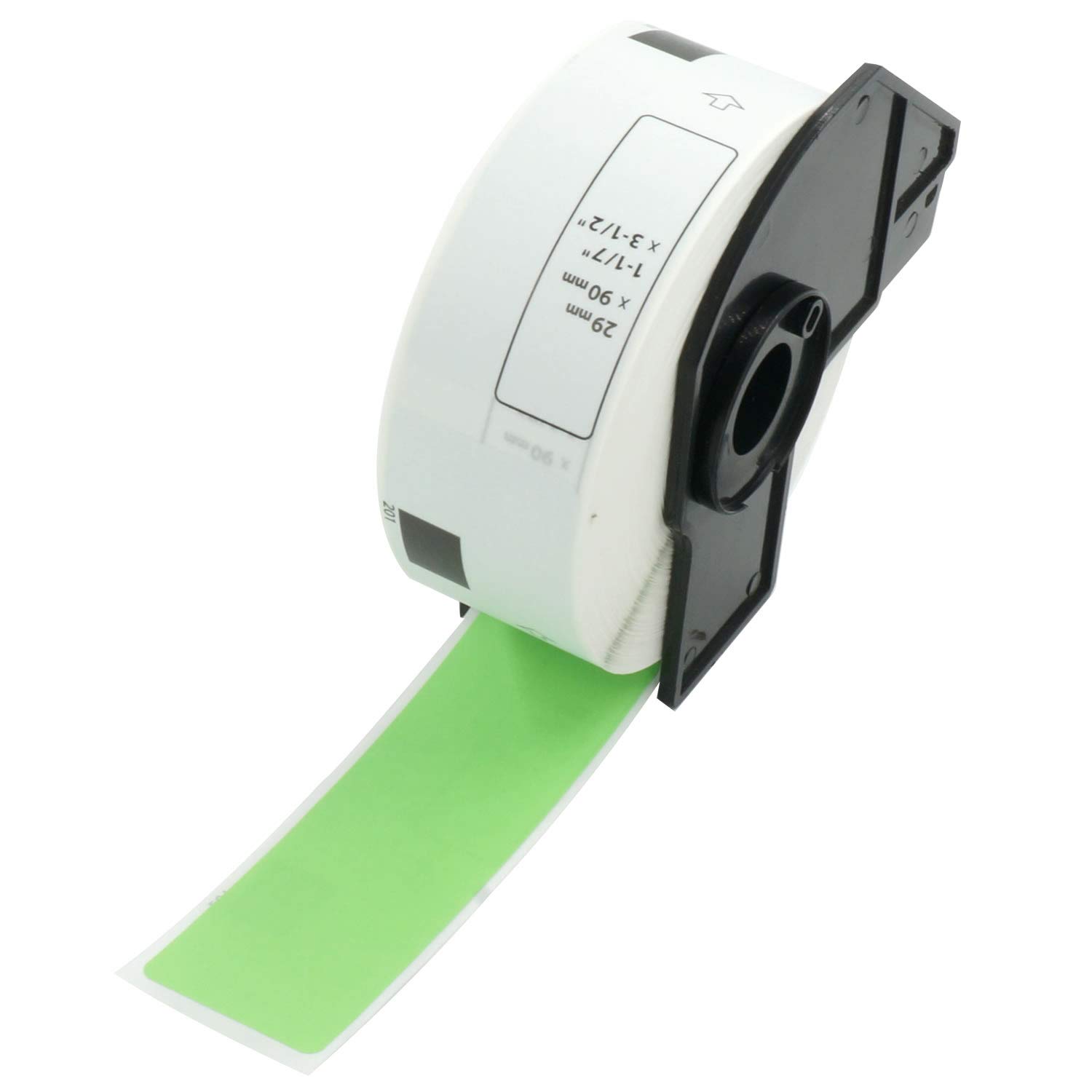 BETCKEY - 400 Green Labels Replacement for Brother DK-11201, 29mm x 90mm Standard Address Labels Compatible with Brother QL Label Printers — image 1