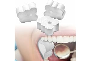 MENURSY 100 Pcs Disposable Dental Bite Blocks - Mouth Props Opener, Teeth Clenching Supporter for Kids and Adults, EPP Foam Material