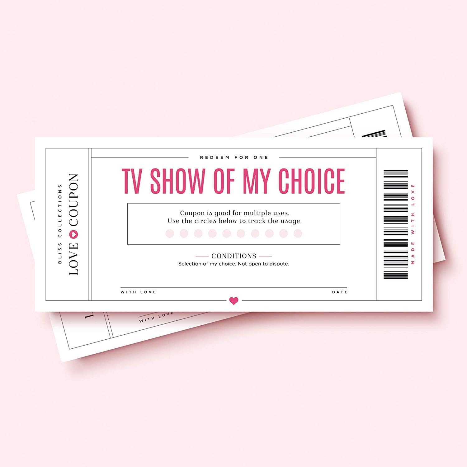 Bliss Collections Romantic gift, ideal for anniversary. Gift cards for him and for her. Unique Romantic Valentines Day, Christmas or Birthday Gift — 15 Unique Cards