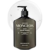 MONCLOS MONCLOS Velvet Shampoo (16.9 fl oz) - Volume Shampoo for Fine and Thinning Hair. Sulfate-Free, Peptide-Infused Formula for Soft, Shiny Hair, and Root Volumizing