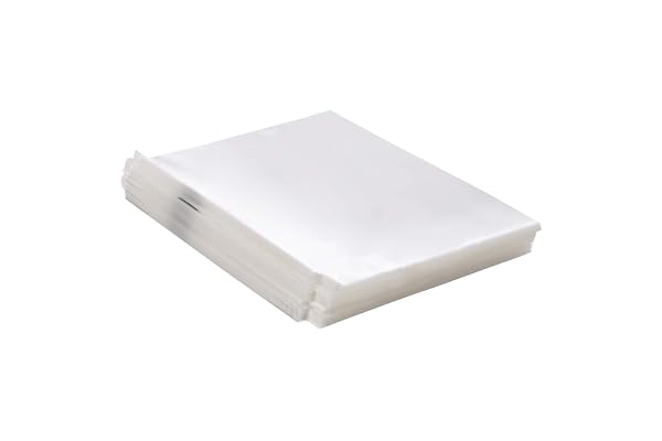 Amazon Basics Clear Top Loading Sheet Protectors for 3 Ring Binder, Polypropylene, 21.59 cm x 27.94 cm, 200-Pack