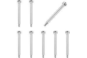 MECCANIXITY 8 Pcs 304 Stainless Steel Shoulder Bolt 4mm Shoulder Dia 40mm Shoulder Length M3x0.5 Thread Hex Socket Shoulder Bolts for Hydraulic Injection Molding Machinery Industries