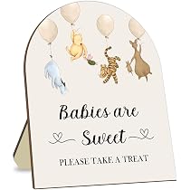 Thank You Gift Sign With Stand - 9x11 Inch Wooden Decor For Weddings, Bridal & Baby Showers