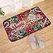 Junovo Merry Christmas Holiday Door Mats Entrance Anti Slip Doormat Indoor Outdoor Rugs Welcome Home Bathroom Front Door Decor Carpets 15.7x23.6 inch