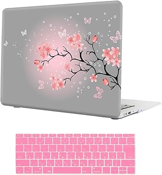 Amazon Twol Macbook Air 13 耐衝撃 薄型 Pc材質クリスタル ハードケース シェルカバー Mac Air 13 3 インチ A1466 A1369 対応ノートパソコン保護ケース かわいい 桜 Twol Pcバッグ ケース スリーブ 通販