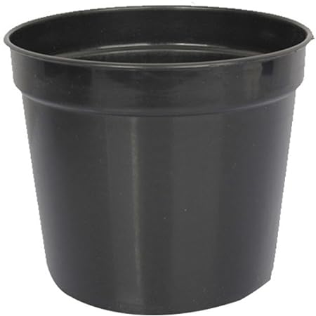 First Smart Deal Plastic Nursery Pot (7-inch, Black, Pack of 10)