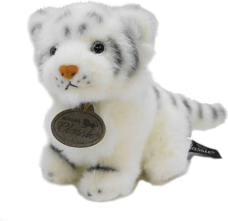 Amazon オーロラ ワールド ぬいぐるみ クラシック ミニ ホワイトタイガー ぬいぐるみ おもちゃ