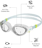 Speedo Biofuse 2.0 Women's Swimming Goggles Female Fit Anti Fog Anti Leak view 2