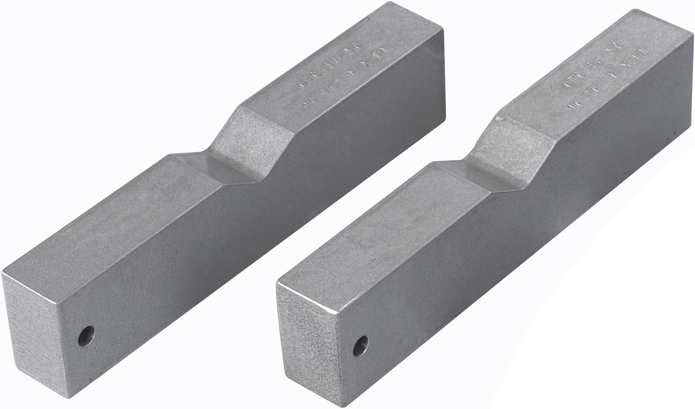 OTC 1893 V-Block Accessory Fixture for 100-Ton Capacity Shop Presses - Pair: Automotive