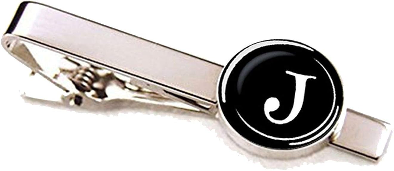Men Fashion 26 Alphabet Letters Tie Clips Personality Name Letters