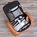VASKER Travel Toiletry Bag Leather Dopp Kit Hanging Toiletry Organizer Makeup Bag Waterproof Portable Bathroom Cosmetic Bag Business Gift for Men