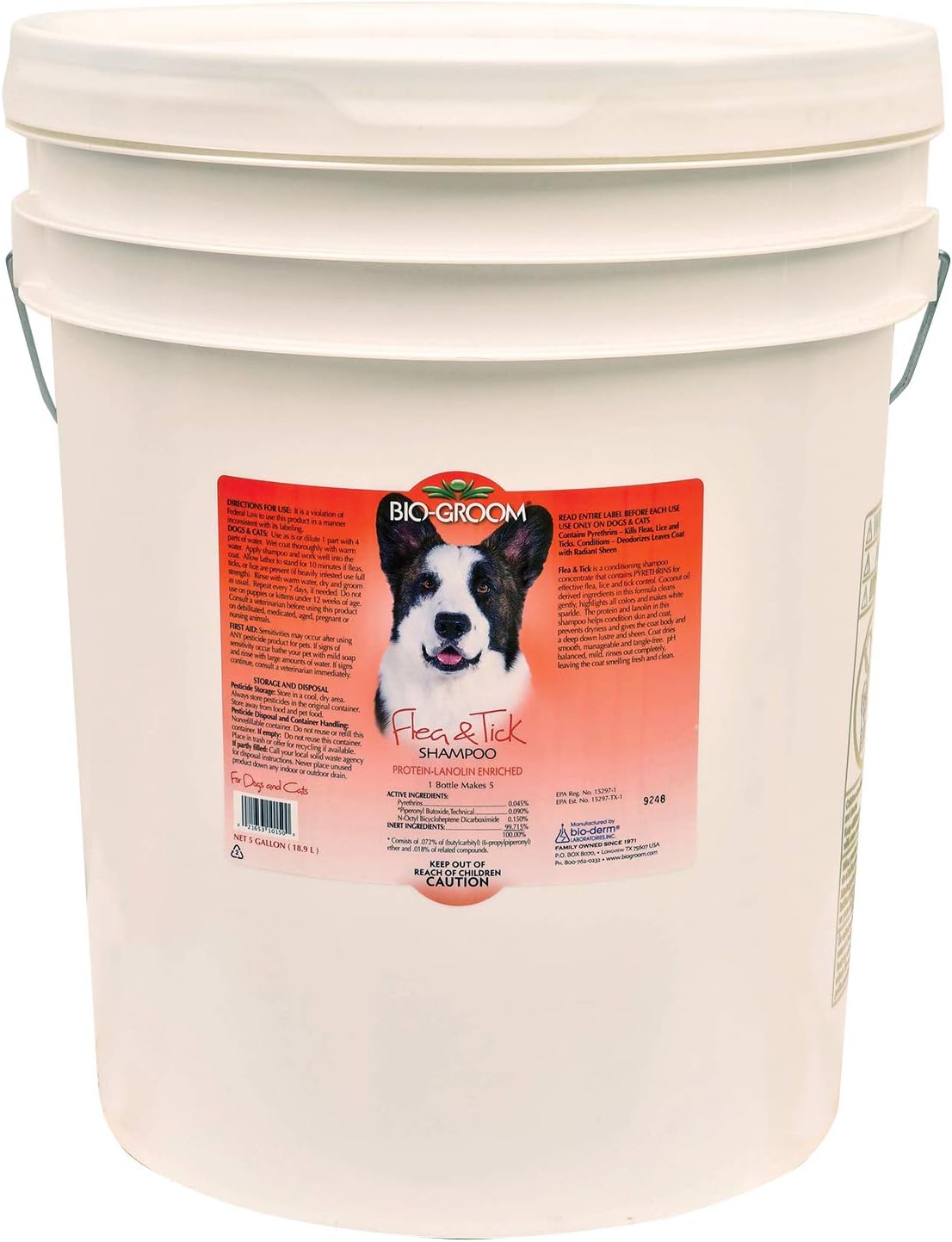 Reviews BioGroom Flea and Tick Dog/Cat Conditioning Shampoo, 5Gallon