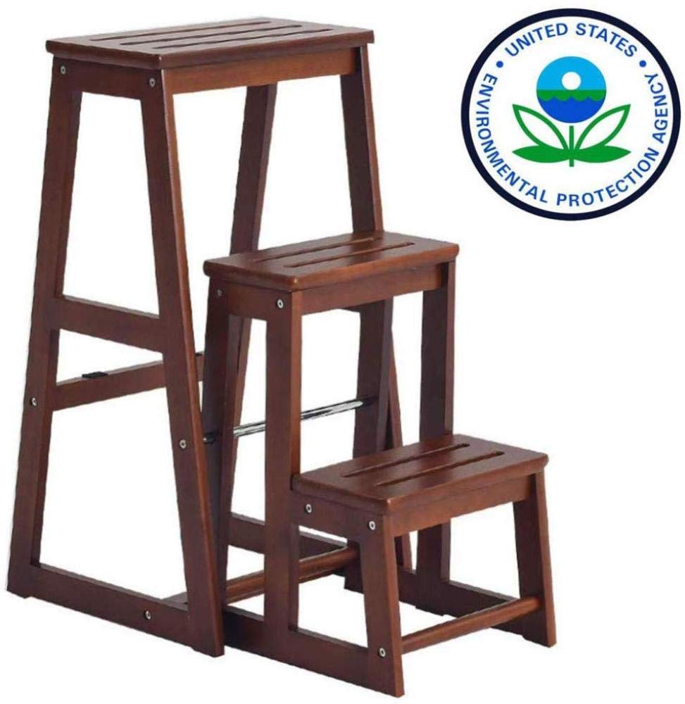 ANXWA Planta De Flores,Escalera Plegable Taburete Plegable De 2/3 ...