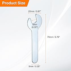 HARFINGTON 10pcs Small Wrench Open End Wrench