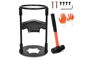 HWLANTU Kindling Splitter Manual Log Splitter Wedge High-Carbon Steel Detachable Wood Splitter, Firewood Splitter with No Sharp Edge, for Camping, Fireplace, Cooking & More