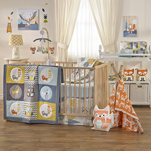 Lolli Living 4-Piece Baby Bedding Crib Set with Woods Pattern