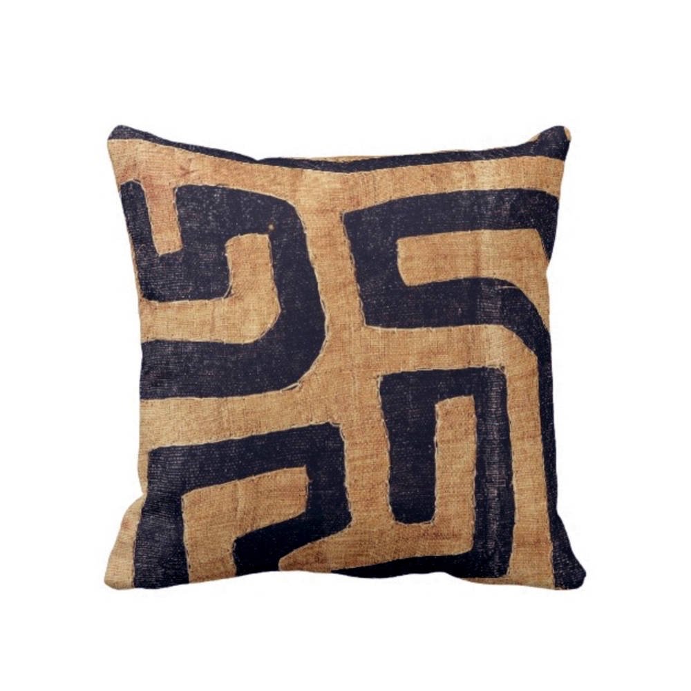 Amazon Com Ready To Ship Kuba Cloth Printed Throw Pillow Case