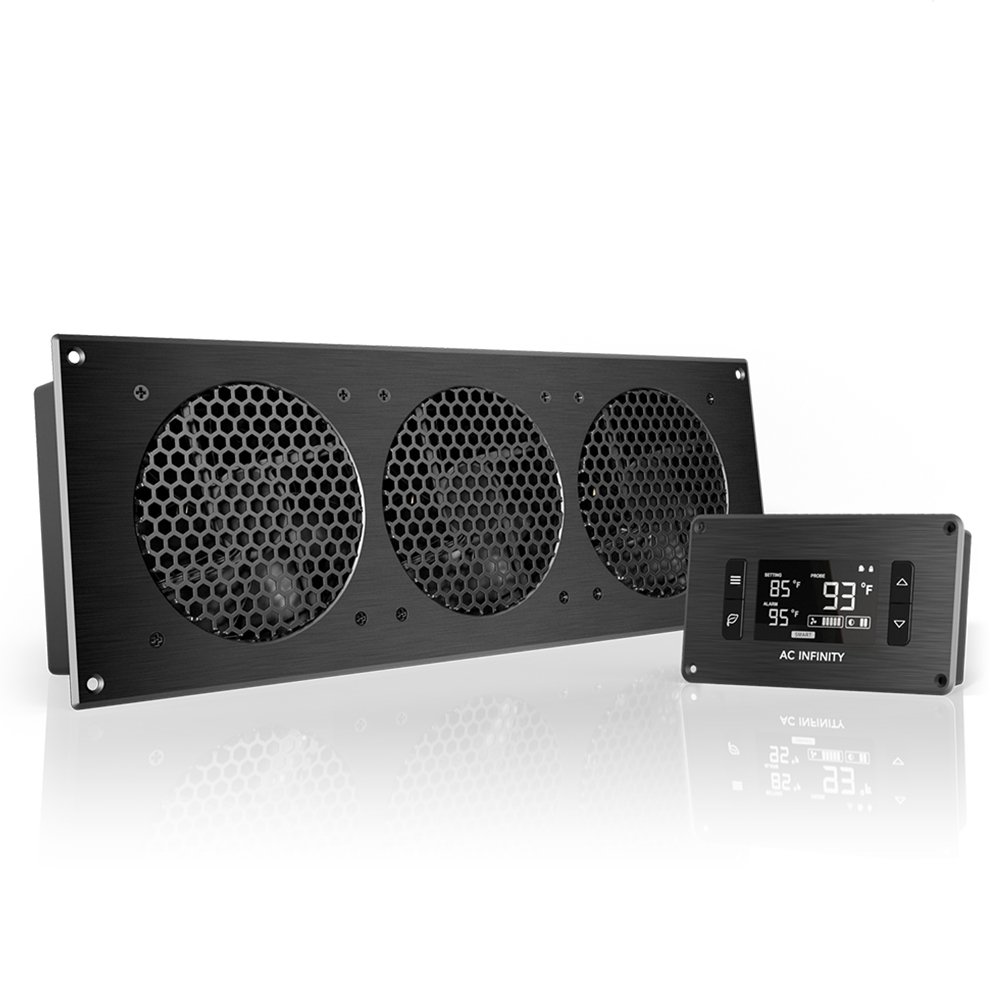 AC Infinity AIRPLATE T9, Quiet Cooling Fan System with Thermostat