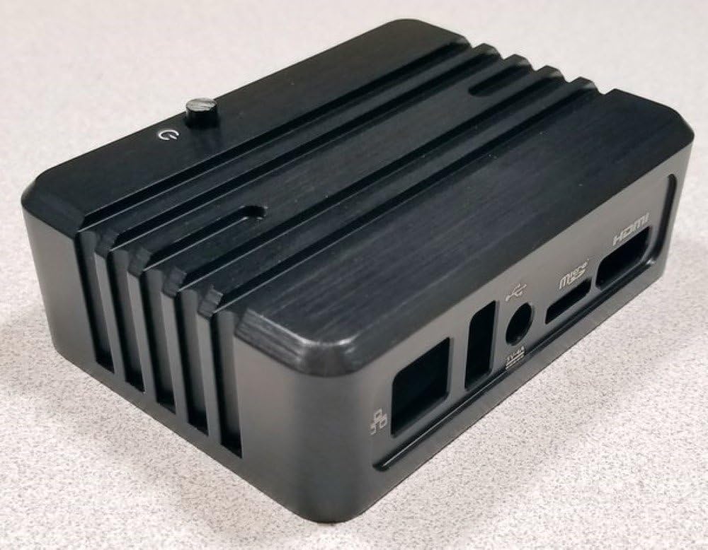 ameriDroid XU4 Aluminum Cooling Case - Black