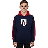 Icon Sports Officially Licensed US Soccer Federation Pullover Hoodie - Unisex Kids