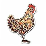 Yoonek Graphics Chicken Vinyl Decal Sticker for