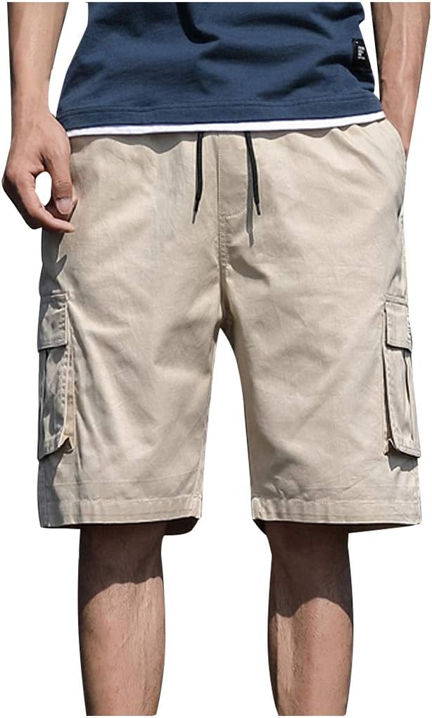 work shorts with elasticated waist