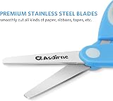 Asdirne Left Kids Scissors Safety Children Scissors 13.5cm 3 Pack view 5