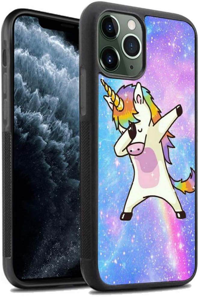 Amazon Com Iphone 11 Pro Max Case With Cute Pink Girly Unicorn Pattern Customized Design Bumper Soft Tpu And Pc Protection Anti Slippery Personalized Custom Case For Iphone 11 Pro Max