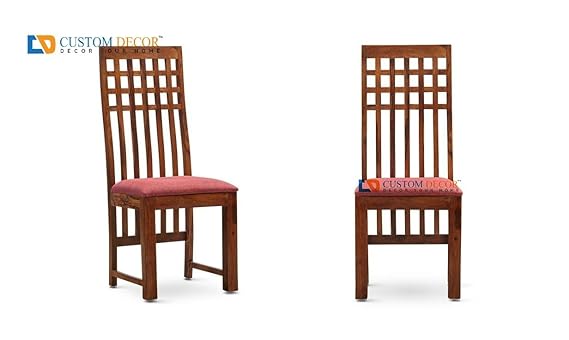 Custom Decor Calabas Solid Wood Dining Chair - Walnut