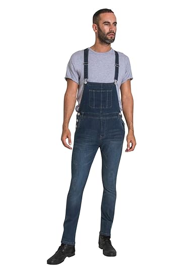 skinny fit dungarees mens