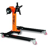 Beta 3014SAR Collapsible Big Block Engine Stand, 360&deg; Rotating, Heavy Duty | 1000 lb. Load Capacity | Locking Wheels, Wide Base | Portable Heavy Duty Engine Stand for Automotive Repair | Universal Fit