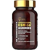 Dr Sosnowski's BioActive KSM-66 Ashwagandha Gummies | 750mg Ashwagandha Extract with Vitamin D2 (60 Gummies)