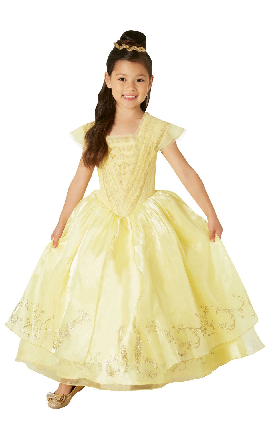 Rubie's 630609M Official Disney Belle Beauty and The Beast Movie Premium Costume, Kid's, Medium (5-6 Years)