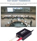 10Gtek 1Gb SFP LX LC Singlemode Fiber Converter 10/100/1000RJ45 20km UK PSU view 3