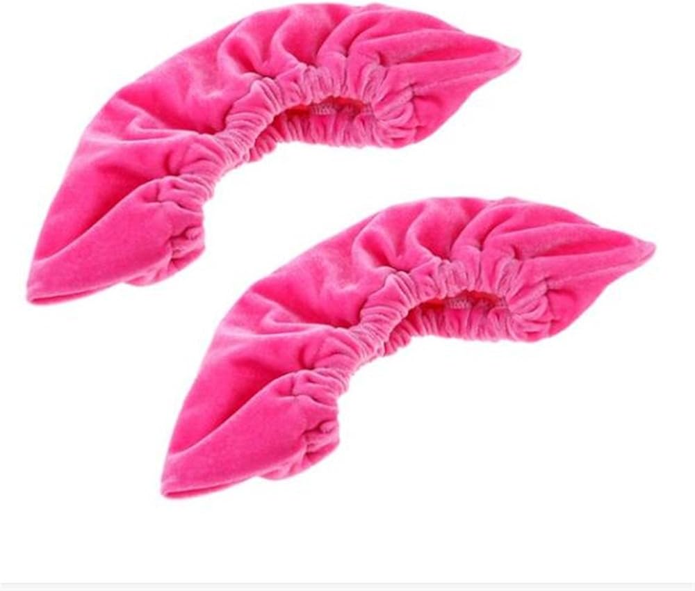 LIUHUO Ice Skate Boot Covers Sold in Pair Terry Cloth Blades Covers (Red) : Sports & Outdoors