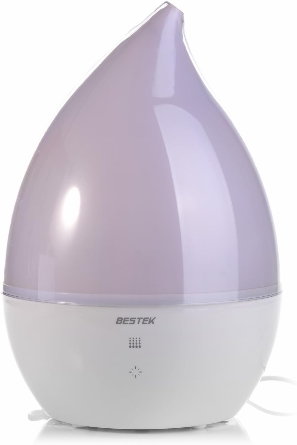 2.8 Liter Cool Mist Humidifier, BESTEK Aroma Diffuser 7 Color LED Lights with Automatic Shut-Off Function for Home Baby Room Bedroom Office Yoga