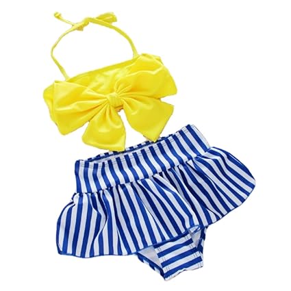 ロイヤリティフリー赤ちゃん 水着 女の子 イラスト画像