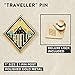 Asilda Store Lapel Hard Enamel Pin [with Deluxe Pin Lock] (Traveler)