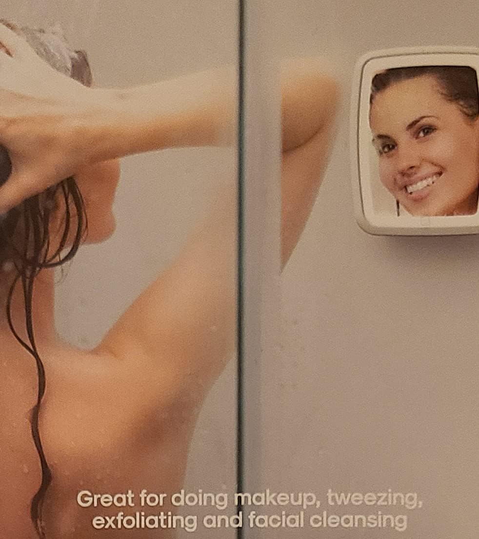 Fog-Resistant LED Shower Mirror -