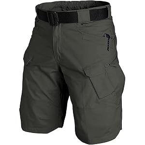 Wangdo Men's Hiking Cargo Shorts Lightweight Outdoor Work Tactical Shorts | Quick-Dry,Waterproof,Tear/Abrasion-Resistant,8 Po