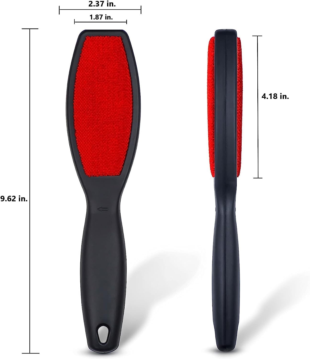 Black Duck Brand Set of 2 Double Sided Velour Lint Brushes! Removes Lint, Dust, Dandruff, and Pet Hair from Clothing and Upholstery!