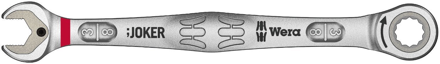 Wera 05073281001 Joker SB Ratchet Combination Spanner, 3/8-inch