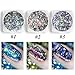 CHARMING MAY 3 Boxes Laser Glitter Holographic Flakes Paillette Galaxy Sparkling Nail Powder Nail Art Chameleon Sequins (Laser Flakes) (Laser)