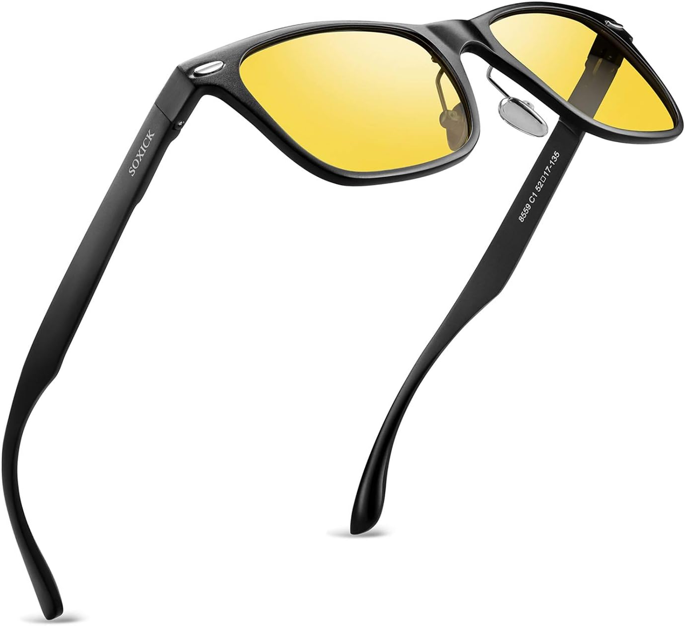 Soxick Night Time Driving Glasses Anti Glare Polarized Night Vision Sunglasses