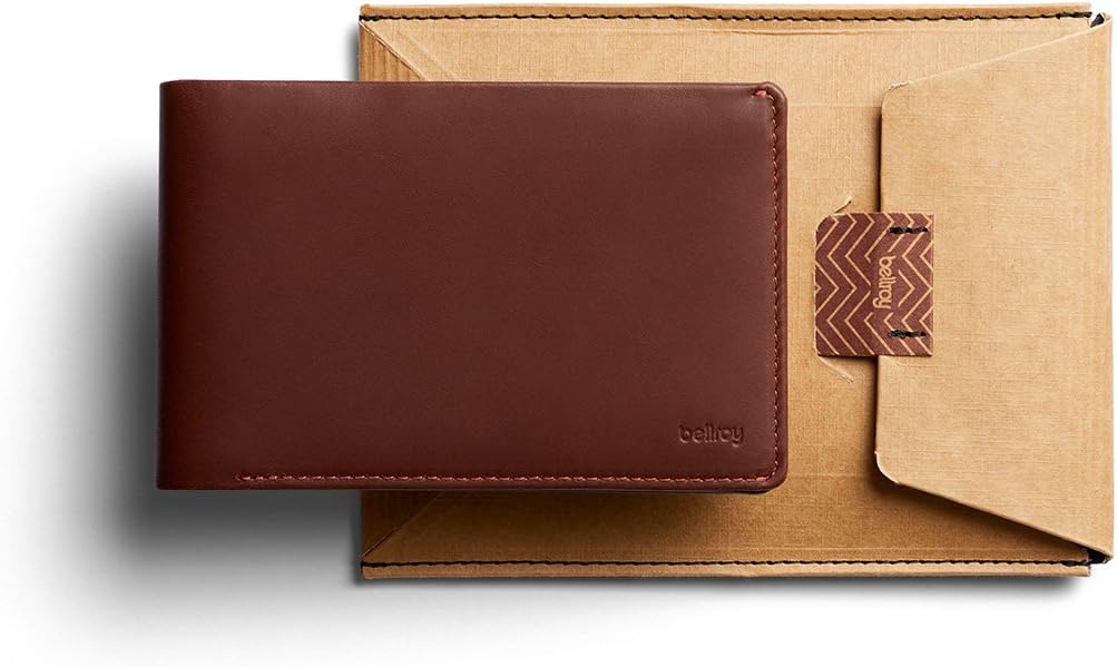  | Bellroy Travel Wallet (Slim Leather Passport Wallet, RFID Blocking, Organizes Travel Documents, Cash & Tickets, Holds 4-10 Cards, Includes Micro Pen) - Cocoa - RFID | Passport Wallets